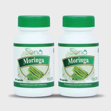 Sona Moringa Capsules - 60 Capsules (Pack of 2)